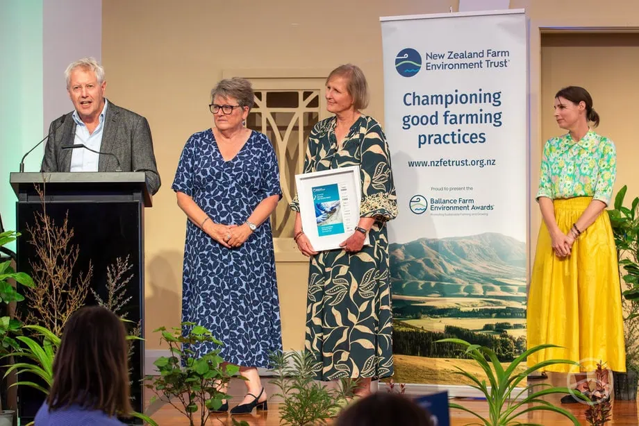 Rob Buddo speaking at the 2026 East Coast Ballance Farm Environment Awards.